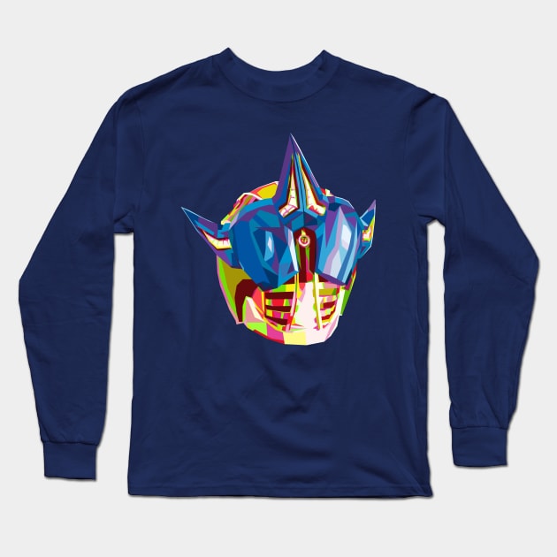 Colorful Zeronos Altair Long Sleeve T-Shirt by Bajingseng